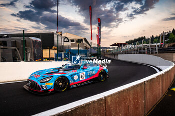 2024-06-27 - 60 AL KHALIFA Isa (bhr), KODRIC Martin (hrv), WILLIAMSON Lewis (gbr), BRID Franckie (gbr), Mercedes AMG GT3 EVO, action during the 2024 CrowdStrike 24 Hours of Spa, 2nd race of the 2024 GT World Challenge Europe Endurance Cup, from June 26 to 30, 2024 on Circuit de Spa-Francorchamps, in Stavelot, Belgium - AUTO - 2024 HOURS OF SPA - ENDURANCE - MOTORS