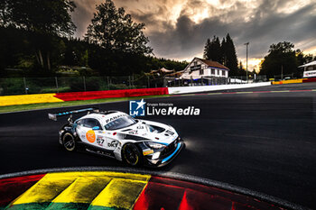 2024-06-27 - 57 SATHIENTHIRAKUL Tanart (tha), CARESANI Colin (nld), ARROW Daan (nld), Mercedes AMG GT3 EVO, action during the 2024 CrowdStrike 24 Hours of Spa, 2nd race of the 2024 GT World Challenge Europe Endurance Cup, from June 26 to 30, 2024 on Circuit de Spa-Francorchamps, in Stavelot, Belgium - AUTO - 2024 HOURS OF SPA - ENDURANCE - MOTORS