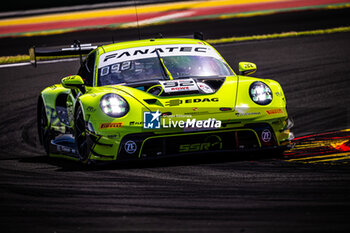 2024-06-28 - 92 JAMINET Mathieu (fra), CAMPBELL Matt (aus), MAKOWIECKI Frederic (fra), Porsche 911 GT3 R, action during the 2024 CrowdStrike 24 Hours of Spa, 2nd race of the 2024 GT World Challenge Europe Endurance Cup, from June 26 to 30, 2024 on Circuit de Spa-Francorchamps, in Stavelot, Belgium - AUTO - 2024 HOURS OF SPA - ENDURANCE - MOTORS