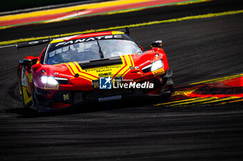 2024-06-28 - 71 NEUBAUER Thomas (fra), ABRIL Vincent (mco), VIDALES David (esp), Ferrari 296 GT3, action during the 2024 CrowdStrike 24 Hours of Spa, 2nd race of the 2024 GT World Challenge Europe Endurance Cup, from June 26 to 30, 2024 on Circuit de Spa-Francorchamps, in Stavelot, Belgium - AUTO - 2024 HOURS OF SPA - ENDURANCE - MOTORS