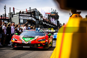 2024-06-29 - 52 MACHIELS Louis (bel), MACHIELS Jef (bel), BERTOLINI Andrea (ita), MOSCA Tommaso (ita), Ferrari 296 GT3, ambiance during the 2024 CrowdStrike 24 Hours of Spa, 2nd race of the 2024 GT World Challenge Europe Endurance Cup, from June 26 to 30, 2024 on Circuit de Spa-Francorchamps, in Stavelot, Belgium - AUTO - 2024 HOURS OF SPA - ENDURANCE - MOTORS