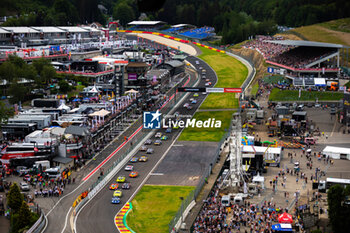 2024-06-29 - TotalEnergies, start of the race, depart, during the 2024 CrowdStrike 24 Hours of Spa, 2nd race of the 2024 GT World Challenge Europe Endurance Cup, from June 26 to 30, 2024 on Circuit de Spa-Francorchamps, in Stavelot, Belgium - AUTO - 2024 HOURS OF SPA - ENDURANCE - MOTORS