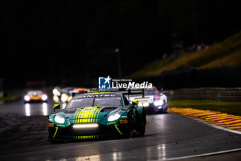 2024-06-29 - 07 DRUDI Mattia (smr), THIM Nicki (dnk), SORENSEN Marco (dnk), Aston Martin Vantage AMR GT3 EVO, action during the 2024 CrowdStrike 24 Hours of Spa, 2nd race of the 2024 GT World Challenge Europe Endurance Cup, from June 26 to 30, 2024 on Circuit de Spa-Francorchamps, in Stavelot, Belgium - AUTO - 2024 HOURS OF SPA - ENDURANCE - MOTORS