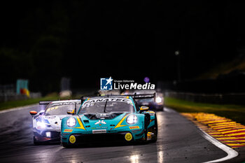 2024-06-29 - 992 ESTRE Kevin (fra), PILET Patrick (fra), VANTHOOR Laurens (bel), Porsche 911 GT3 R, action during the 2024 CrowdStrike 24 Hours of Spa, 2nd race of the 2024 GT World Challenge Europe Endurance Cup, from June 26 to 30, 2024 on Circuit de Spa-Francorchamps, in Stavelot, Belgium - AUTO - 2024 HOURS OF SPA - ENDURANCE - MOTORS