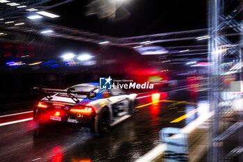 2024-06-30 - 26 KLYMENKO Ivan (ukr), VARUTI Alban (fra), STADSBLADER Gilles (bel), PAVERUD Marcus (nor), Audi R8 LMS GT3 EVO 2, pitlane, during the 2024 CrowdStrike 24 Hours of Spa, 2nd race of the 2024 GT World Challenge Europe Endurance Cup, from June 26 to 30, 2024 on Circuit de Spa-Francorchamps, in Stavelot, Belgium - AUTO - 2024 HOURS OF SPA - ENDURANCE - MOTORS