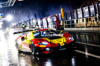 2024-06-30 - 51 PIER GUIDI Alessandro (ita), RIGON David (ita), ROVERA Alessio (ita), Ferrari 296 GT3, pitlane, during the 2024 CrowdStrike 24 Hours of Spa, 2nd race of the 2024 GT World Challenge Europe Endurance Cup, from June 26 to 30, 2024 on Circuit de Spa-Francorchamps, in Stavelot, Belgium - AUTO - 2024 HOURS OF SPA - ENDURANCE - MOTORS