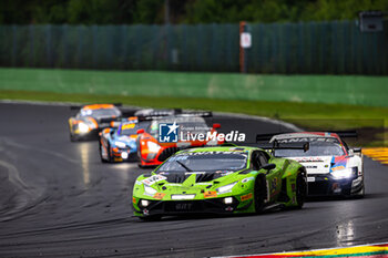 2024-06-30 - 19 LLARENA Mateo (ita), COOK Hugo (gbr), QUARAJOULI Haytham (kwt), MOULIN Baptiste (bel), Lamborghini Huracan GT3 EVO 2, action during the 2024 CrowdStrike 24 Hours of Spa, 2nd race of the 2024 GT World Challenge Europe Endurance Cup, from June 26 to 30, 2024 on Circuit de Spa-Francorchamps, in Stavelot, Belgium - AUTO - 2024 HOURS OF SPA - ENDURANCE - MOTORS