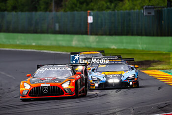 2024-06-30 - 04 KUTRZ George (usa), BRAUN Colin (usa), James Ian usa), CATSBURG (ned), Mercedes AMG GT3 EVO, action during the 2024 CrowdStrike 24 Hours of Spa, 2nd race of the 2024 GT World Challenge Europe Endurance Cup, from June 26 to 30, 2024 on Circuit de Spa-Francorchamps, in Stavelot, Belgium - AUTO - 2024 HOURS OF SPA - ENDURANCE - MOTORS