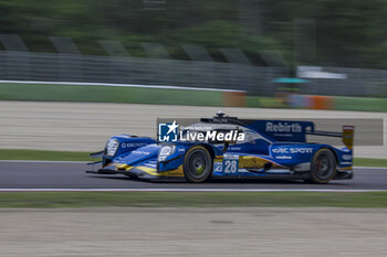 2024-07-04 - 28 TBA, DE GERUS Reshad (fra), VAN UITERT Job (nld), IDEC Sport, Oreca 07 - Gibson, action during the 4 Hours of Imola 2024, 3rd round of the 2024 European Le Mans Series on the Autodromo Internazionale Enzo e Dino Ferrari from July 5 to 7, 2024 in Imola, Italy - AUTO - ELMS - 4 HOURS OF IMOLA 2024 - ENDURANCE - MOTORS