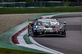 2024-07-04 - 50 LAURSEN Johnny (dnk), LAURSEN Conrad (dnk), NIELSEN Nicklas (dnk), Formula Racing, Ferrari 296 LMGT3, action during the 4 Hours of Imola 2024, 3rd round of the 2024 European Le Mans Series on the Autodromo Internazionale Enzo e Dino Ferrari from July 5 to 7, 2024 in Imola, Italy - AUTO - ELMS - 4 HOURS OF IMOLA 2024 - ENDURANCE - MOTORS