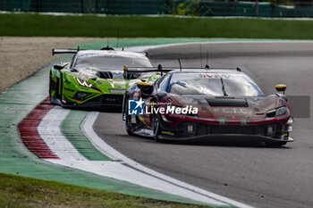 2024-07-04 - 66 HARTSHORNE John (gbr), TUCK Ben (gbr), KEEN Philip (gbr), JMW Motorsport, Ferrari 296 LMGT3, action during the 4 Hours of Imola 2024, 3rd round of the 2024 European Le Mans Series on the Autodromo Internazionale Enzo e Dino Ferrari from July 5 to 7, 2024 in Imola, Italy - AUTO - ELMS - 4 HOURS OF IMOLA 2024 - ENDURANCE - MOTORS