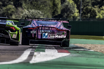 2024-07-05 - 97 BERRY Martin (sgp), HANAFIN Lorcan (gbr), ADAM Jonathan (gbr), Grid Motorsport by TF, Aston Martin Vantage AMR LMGT3, action during the 4 Hours of Imola 2024, 3rd round of the 2024 European Le Mans Series on the Autodromo Internazionale Enzo e Dino Ferrari from July 5 to 7, 2024 in Imola, Italy - AUTO - ELMS - 4 HOURS OF IMOLA 2024 - ENDURANCE - MOTORS