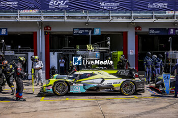 2024-07-05 - 29 SALES Rodrigo (usa), BECHE Mathias (fra), SAUCY Grégoire (swi), Richard Mille by TDS, Oreca 07 - Gibson, action during the 4 Hours of Imola 2024, 3rd round of the 2024 European Le Mans Series on the Autodromo Internazionale Enzo e Dino Ferrari from July 5 to 7, 2024 in Imola, Italy - AUTO - ELMS - 4 HOURS OF IMOLA 2024 - ENDURANCE - MOTORS