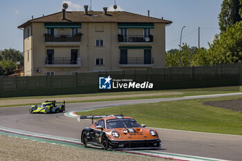 2024-07-05 - 60 SCHIAVONI Claudio (swi), CRESSONI Matteo (ita), ANDLAUER Julien (fra), Proton Competition, Porsche 911 GT3 R LMGT3, action during the 4 Hours of Imola 2024, 3rd round of the 2024 European Le Mans Series on the Autodromo Internazionale Enzo e Dino Ferrari from July 5 to 7, 2024 in Imola, Italy - AUTO - ELMS - 4 HOURS OF IMOLA 2024 - ENDURANCE - MOTORS