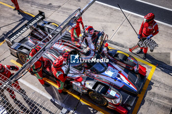 2024-07-06 - 83 PERRODO François (fra), VAXIVIERE Matthieu (fra), ROVERA Alessio (ita), Oreca 07 - Gibson, action during the 4 Hours of Imola 2024, 3rd round of the 2024 European Le Mans Series on the Autodromo Internazionale Enzo e Dino Ferrari from July 5 to 7, 2024 in Imola, Italy - AUTO - ELMS - 4 HOURS OF IMOLA 2024 - ENDURANCE - MOTORS