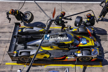 2024-07-06 - 65 MALDONADO Manuel (gbr), MILESI Charles (fra), LECLERC Arthur (mco), Panis Racing, Oreca 07 - Gibson, action during the 4 Hours of Imola 2024, 3rd round of the 2024 European Le Mans Series on the Autodromo Internazionale Enzo e Dino Ferrari from July 5 to 7, 2024 in Imola, Italy - AUTO - ELMS - 4 HOURS OF IMOLA 2024 - ENDURANCE - MOTORS