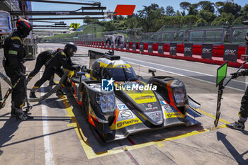 2024-07-06 - 65 MALDONADO Manuel (gbr), MILESI Charles (fra), LECLERC Arthur (mco), Panis Racing, Oreca 07 - Gibson, action during the 4 Hours of Imola 2024, 3rd round of the 2024 European Le Mans Series on the Autodromo Internazionale Enzo e Dino Ferrari from July 5 to 7, 2024 in Imola, Italy - AUTO - ELMS - 4 HOURS OF IMOLA 2024 - ENDURANCE - MOTORS