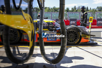 2024-07-06 - 65 MALDONADO Manuel (gbr), MILESI Charles (fra), LECLERC Arthur (mco), Panis Racing, Oreca 07 - Gibson, action during the 4 Hours of Imola 2024, 3rd round of the 2024 European Le Mans Series on the Autodromo Internazionale Enzo e Dino Ferrari from July 5 to 7, 2024 in Imola, Italy - AUTO - ELMS - 4 HOURS OF IMOLA 2024 - ENDURANCE - MOTORS