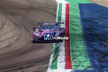 2024-07-06 - 97 BERRY Martin (sgp), HANAFIN Lorcan (gbr), ADAM Jonathan (gbr), Grid Motorsport by TF, Aston Martin Vantage AMR LMGT3, actionduring the 4 Hours of Imola 2024, 3rd round of the 2024 European Le Mans Series on the Autodromo Internazionale Enzo e Dino Ferrari from July 5 to 7, 2024 in Imola, Italy - AUTO - ELMS - 4 HOURS OF IMOLA 2024 - ENDURANCE - MOTORS