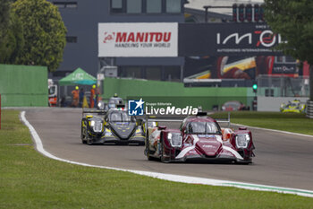 2024-07-07 - 27 HEINEMEIER HANSSON David (dnk), PINO Nico (gbr), STEVENS Will (gbr), Nielsen Racing, Oreca 07 - Gibson, action during the 4 Hours of Imola 2024, 3rd round of the 2024 European Le Mans Series on the Autodromo Internazionale Enzo e Dino Ferrari from July 5 to 7, 2024 in Imola, Italy - AUTO - ELMS - 4 HOURS OF IMOLA 2024 - ENDURANCE - MOTORS