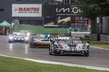 2024-07-07 - 51 SAMANI Charles-Henri (fra), COLLARD Emmanuel (fra), VARRONE Nicolas (arg), AF Corse, Ferrari 296 LMGT3, actionduring the 4 Hours of Imola 2024, 3rd round of the 2024 European Le Mans Series on the Autodromo Internazionale Enzo e Dino Ferrari from July 5 to 7, 2024 in Imola, Italy - AUTO - ELMS - 4 HOURS OF IMOLA 2024 - ENDURANCE - MOTORS