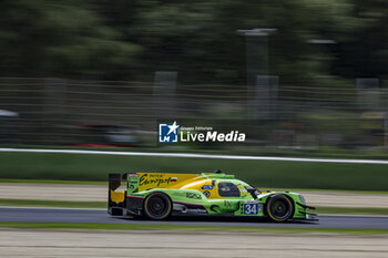 2024-07-07 - 34 GRAY Oliver (gbr), NOVALAK Clément (fra), GHIOTTO Luca (ita), Inter Europol Competition, Oreca 07 - Gibson, action during the 4 Hours of Imola 2024, 3rd round of the 2024 European Le Mans Series on the Autodromo Internazionale Enzo e Dino Ferrari from July 5 to 7, 2024 in Imola, Italy - AUTO - ELMS - 4 HOURS OF IMOLA 2024 - ENDURANCE - MOTORS