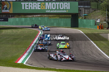 2024-07-07 - 10 CULLEN Ryan (gbr), RICHELMI Stéphane (mco), DRUGOVICH Felipe (bra), Vector Sport, Oreca 07 - Gibson, action during the 4 Hours of Imola 2024, 3rd round of the 2024 European Le Mans Series on the Autodromo Internazionale Enzo e Dino Ferrari from July 5 to 7, 2024 in Imola, Italy - AUTO - ELMS - 4 HOURS OF IMOLA 2024 - ENDURANCE - MOTORS