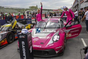 2024-07-07 - 85 BOVY Sarah (bel), FREY Rahel (swi), GATTING Michelle (dnk), Iron Dames, Lamborghini Huracan LMGT3 Evo2, action during the 4 Hours of Imola 2024, 3rd round of the 2024 European Le Mans Series on the Autodromo Internazionale Enzo e Dino Ferrari from July 5 to 7, 2024 in Imola, Italy - AUTO - ELMS - 4 HOURS OF IMOLA 2024 - ENDURANCE - MOTORS