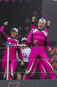 2024-07-07 - 85 BOVY Sarah (bel), FREY Rahel (swi), GATTING Michelle (dnk), Iron Dames, Lamborghini Huracan LMGT3 Evo2, portrait, during the 4 Hours of Imola 2024, 3rd round of the 2024 European Le Mans Series on the Autodromo Internazionale Enzo e Dino Ferrari from July 5 to 7, 2024 in Imola, Italy - AUTO - ELMS - 4 HOURS OF IMOLA 2024 - ENDURANCE - MOTORS