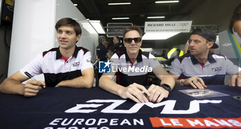 2024-07-07 - SALES Rodrigo (usa), BECHE Mathias (fra), SAUCY Grégoire (swi), Richard Mille by TDS, Oreca 07 - Gibson, portrait during the 4 Hours of Imola 2024, 3rd round of the 2024 European Le Mans Series on the Autodromo Internazionale Enzo e Dino Ferrari from July 5 to 7, 2024 in Imola, Italy - AUTO - ELMS - 4 HOURS OF IMOLA 2024 - ENDURANCE - MOTORS