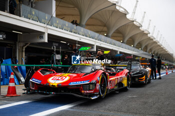 2024-07-11 - 50 FUOCO Antonio (ita), MOLINA Miguel (spa), NIELSEN Nicklas (dnk), Ferrari AF Corse, Ferrari 499P #50, Hypercar, scrutineering, verifications techniques, during the 2024 Rolex 6 Hours of Sao Paulo, 5th round of the 2024 FIA World Endurance Championship, from July 12 to 14, 2024 on the Autódromo José Carlos Pace in Interlagos, Brazil - FIA WEC - 6 HOURS OF SAO PAULO 2024 - ENDURANCE - MOTORS