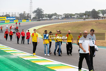 2024-07-11 - KUBICA Robert (pol), AF Corse, Ferrari 499P, portrait, YE Yifei (chn), AF Corse, Ferrari 499P, portrait, SHWARTZMAN Robert (isr), AF Corse, Ferrari 499P, portrait during the 2024 Rolex 6 Hours of Sao Paulo, 5th round of the 2024 FIA World Endurance Championship, from July 12 to 14, 2024 on the Autódromo José Carlos Pace in Interlagos, Brazil - FIA WEC - 6 HOURS OF SAO PAULO 2024 - ENDURANCE - MOTORS