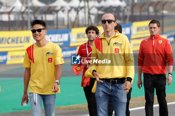 2024-07-11 - KUBICA Robert (pol), AF Corse, Ferrari 499P, portrait, YE Yifei (chn), AF Corse, Ferrari 499P, portrait, trackwalk, during the 2024 Rolex 6 Hours of Sao Paulo, 5th round of the 2024 FIA World Endurance Championship, from July 12 to 14, 2024 on the Autódromo José Carlos Pace in Interlagos, Brazil - FIA WEC - 6 HOURS OF SAO PAULO 2024 - ENDURANCE - MOTORS