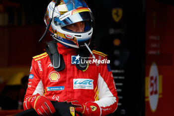 2024-07-11 - PIER GUIDI Alessandro (ita), Ferrari AF Corse, Ferrari 499P, portrait during the 2024 Rolex 6 Hours of Sao Paulo, 5th round of the 2024 FIA World Endurance Championship, from July 12 to 14, 2024 on the Autódromo José Carlos Pace in Interlagos, Brazil - FIA WEC - 6 HOURS OF SAO PAULO 2024 - ENDURANCE - MOTORS