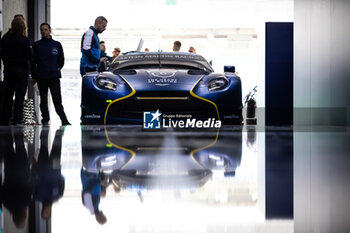 2024-07-11 - 27 JAMES Ian (usa), MANCINELLI Daniel (ita), RIBERAS Alex (spa), Heart of Racing Team, Aston Martin Vantage GT3 #27, LM GT3, scrutineering during the 2024 Rolex 6 Hours of Sao Paulo, 5th round of the 2024 FIA World Endurance Championship, from July 11 to 14, 2024 on the Autódromo José Carlos Pace in Interlagos, Brazil - FIA WEC - 6 HOURS OF SAO PAULO 2024 - ENDURANCE - MOTORS