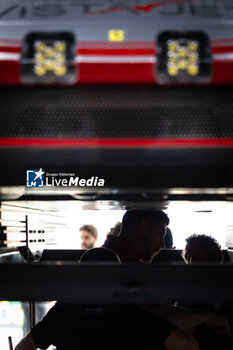 2024-07-11 - 54 FLOHR Thomas (swi), CASTELLACCI Francesco (ita), RIGON Davide (ita), Vista AF Corse, Ferrari 296 GT3 #54, LM GT3, scrutineering during the 2024 Rolex 6 Hours of Sao Paulo, 5th round of the 2024 FIA World Endurance Championship, from July 11 to 14, 2024 on the Autódromo José Carlos Pace in Interlagos, Brazil - FIA WEC - 6 HOURS OF SAO PAULO 2024 - ENDURANCE - MOTORS