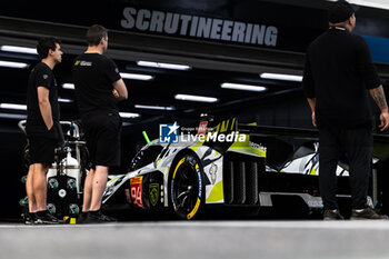 2024-07-11 - 94 DUVAL Loïc (fra), DI RESTA Paul (gbr), VANDOORNE Stoffel (bel), Peugeot TotalEnergies, Peugeot 9x8 #94, Hypercar, scrutineering during the 2024 Rolex 6 Hours of Sao Paulo, 5th round of the 2024 FIA World Endurance Championship, from July 11 to 14, 2024 on the Autódromo José Carlos Pace in Interlagos, Brazil - FIA WEC - 6 HOURS OF SAO PAULO 2024 - ENDURANCE - MOTORS