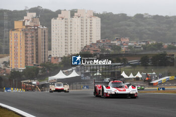 2024-07-12 - 05 CAMPBELL Matt (aus), CHRISTENSEN Michael (dnk), MAKOWIECKI Frédéric (fra), Porsche Penske Motorsport, Porsche 963 #05, Hypercar, action during the 2024 Rolex 6 Hours of Sao Paulo, 5th round of the 2024 FIA World Endurance Championship, from July 12 to 14, 2024 on the Autódromo José Carlos Pace in Interlagos, Brazil - FIA WEC - 6 HOURS OF SAO PAULO 2024 - ENDURANCE - MOTORS