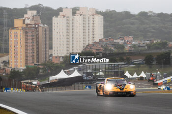 2024-07-12 - 92 MALYKHIN Aliaksandr (kna), STURM Joel (ger), BACHLER Klaus (aut), Manthey Purerxcing, Porsche 911 GT3 R #91, LM GT3, action during the 2024 Rolex 6 Hours of Sao Paulo, 5th round of the 2024 FIA World Endurance Championship, from July 12 to 14, 2024 on the Autódromo José Carlos Pace in Interlagos, Brazil - FIA WEC - 6 HOURS OF SAO PAULO 2024 - ENDURANCE - MOTORS