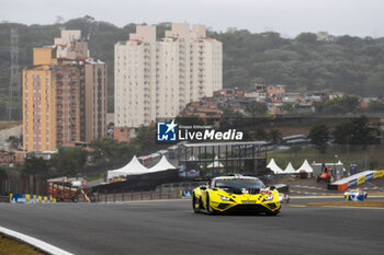 2024-07-12 - 60 SCHIAVONI Claudio (ita), CRESSONI Matteo (ita), PERERA Franck (fra), Iron Lynx, Lamborghini Huracan GT3 Evo2 #60, LM GT3, action during the 2024 Rolex 6 Hours of Sao Paulo, 5th round of the 2024 FIA World Endurance Championship, from July 12 to 14, 2024 on the Autódromo José Carlos Pace in Interlagos, Brazil - FIA WEC - 6 HOURS OF SAO PAULO 2024 - ENDURANCE - MOTORS