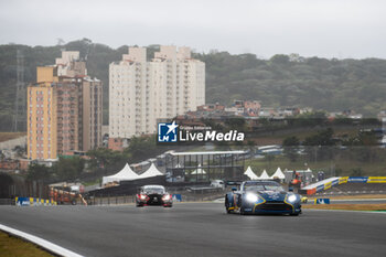 2024-07-12 - 27 JAMES Ian (usa), MANCINELLI Daniel (ita), RIBERAS Alex (spa), Heart of Racing Team, Aston Martin Vantage GT3 #27, LM GT3, action during the 2024 Rolex 6 Hours of Sao Paulo, 5th round of the 2024 FIA World Endurance Championship, from July 12 to 14, 2024 on the Autódromo José Carlos Pace in Interlagos, Brazil - FIA WEC - 6 HOURS OF SAO PAULO 2024 - ENDURANCE - MOTORS