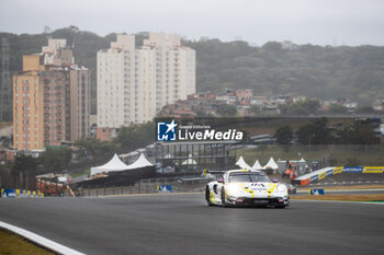 2024-07-12 - 91 LIETZ Richard (aut), SCHURING Morris (nld), SHAHIN Yasser (aus), Manthey EMA, Porsche 911 GT3 R #91, LM GT3, action during the 2024 Rolex 6 Hours of Sao Paulo, 5th round of the 2024 FIA World Endurance Championship, from July 12 to 14, 2024 on the Autódromo José Carlos Pace in Interlagos, Brazil - FIA WEC - 6 HOURS OF SAO PAULO 2024 - ENDURANCE - MOTORS