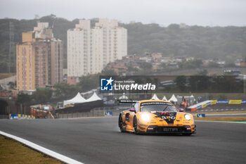 2024-07-12 - 92 MALYKHIN Aliaksandr (kna), STURM Joel (ger), BACHLER Klaus (aut), Manthey Purerxcing, Porsche 911 GT3 R #91, LM GT3, action during the 2024 Rolex 6 Hours of Sao Paulo, 5th round of the 2024 FIA World Endurance Championship, from July 12 to 14, 2024 on the Autódromo José Carlos Pace in Interlagos, Brazil - FIA WEC - 6 HOURS OF SAO PAULO 2024 - ENDURANCE - MOTORS