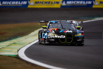 2024-07-12 - 46 MARTIN Maxime (bel), ROSSI Valentino (ita), AL HARTHY Ahmad (omn) Team WRT, BMW M4 GT3 #46, LM GT3, action during the 2024 Rolex 6 Hours of Sao Paulo, 5th round of the 2024 FIA World Endurance Championship, from July 12 to 14, 2024 on the Autódromo José Carlos Pace in Interlagos, Brazil - FIA WEC - 6 HOURS OF SAO PAULO 2024 - ENDURANCE - MOTORS