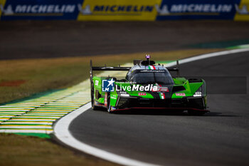 2024-07-12 - 63 BORTOLOTTI Mirko (ita), MORTARA Edoardo (swi), KVYAT Daniil (ita), Lamborghini Iron Lynx, Lamborghini SC63 #63, Hypercar, action during the 2024 Rolex 6 Hours of Sao Paulo, 5th round of the 2024 FIA World Endurance Championship, from July 12 to 14, 2024 on the Autódromo José Carlos Pace in Interlagos, Brazil - FIA WEC - 6 HOURS OF SAO PAULO 2024 - ENDURANCE - MOTORS