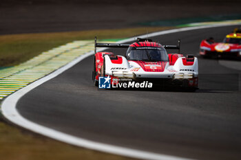 2024-07-12 - 05 CAMPBELL Matt (aus), CHRISTENSEN Michael (dnk), MAKOWIECKI Frédéric (fra), Porsche Penske Motorsport, Porsche 963 #05, Hypercar, action during the 2024 Rolex 6 Hours of Sao Paulo, 5th round of the 2024 FIA World Endurance Championship, from July 12 to 14, 2024 on the Autódromo José Carlos Pace in Interlagos, Brazil - FIA WEC - 6 HOURS OF SAO PAULO 2024 - ENDURANCE - MOTORS