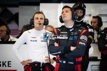 2024-07-12 - VANTHOOR Laurens (bel), Porsche Penske Motorsport, Porsche 936, portrait, ESTRE Kevin (fra), Porsche Penske Motorsport, Porsche 963, portrait during the 2024 Rolex 6 Hours of Sao Paulo, 5th round of the 2024 FIA World Endurance Championship, from July 11 to 14, 2024 on the Autódromo José Carlos Pace in Interlagos, Brazil - FIA WEC - 6 HOURS OF SAO PAULO 2024 - ENDURANCE - MOTORS