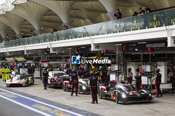 2024-07-12 - 07 CONWAY Mike (gbr), KOBAYASHI Kamui (jpn), DE VRIES Nyck (nld), Toyota Gazoo Racing, Toyota GR010 - Hybrid #07, Hypercar, 08 BUEMI Sébastien (swi), HARTLEY Brendon (nzl), HIRAKAWA Ryo (jpn), Toyota Gazoo Racing, Toyota GR010 - Hybrid #08, Hypercar, action during the 2024 Rolex 6 Hours of Sao Paulo, 5th round of the 2024 FIA World Endurance Championship, from July 12 to 14, 2024 on the Autódromo José Carlos Pace in Interlagos, Brazil - FIA WEC - 6 HOURS OF SAO PAULO 2024 - ENDURANCE - MOTORS