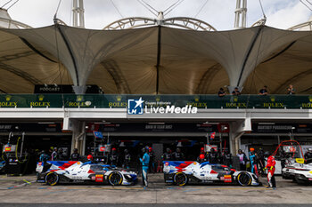 2024-07-12 - 15 VANTHOOR Dries (bel), MARCIELLO Raffaele (swi), WITTMANN Marco (ger), BMW M Team WRT, BMW Hybrid V8 #15, Hypercar, action, 20 VAN DER LINDE Sheldon (zaf), FRIJNS Robin (nld), RAST René (ger), BMW M Team WRT, BMW Hybrid V8 #20, Hypercar, pitlane, during the 2024 Rolex 6 Hours of Sao Paulo, 5th round of the 2024 FIA World Endurance Championship, from July 12 to 14, 2024 on the Autódromo José Carlos Pace in Interlagos, Brazil - FIA WEC - 6 HOURS OF SAO PAULO 2024 - ENDURANCE - MOTORS