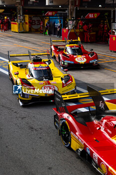 2024-07-12 - 83 KUBICA Robert (pol), SHWARTZMAN Robert (isr), YE Yifei (chn), AF Corse, Ferrari 499P #83, Hypercar, action during the 2024 Rolex 6 Hours of Sao Paulo, 5th round of the 2024 FIA World Endurance Championship, from July 12 to 14, 2024 on the Autódromo José Carlos Pace in Interlagos, Brazil - FIA WEC - 6 HOURS OF SAO PAULO 2024 - ENDURANCE - MOTORS